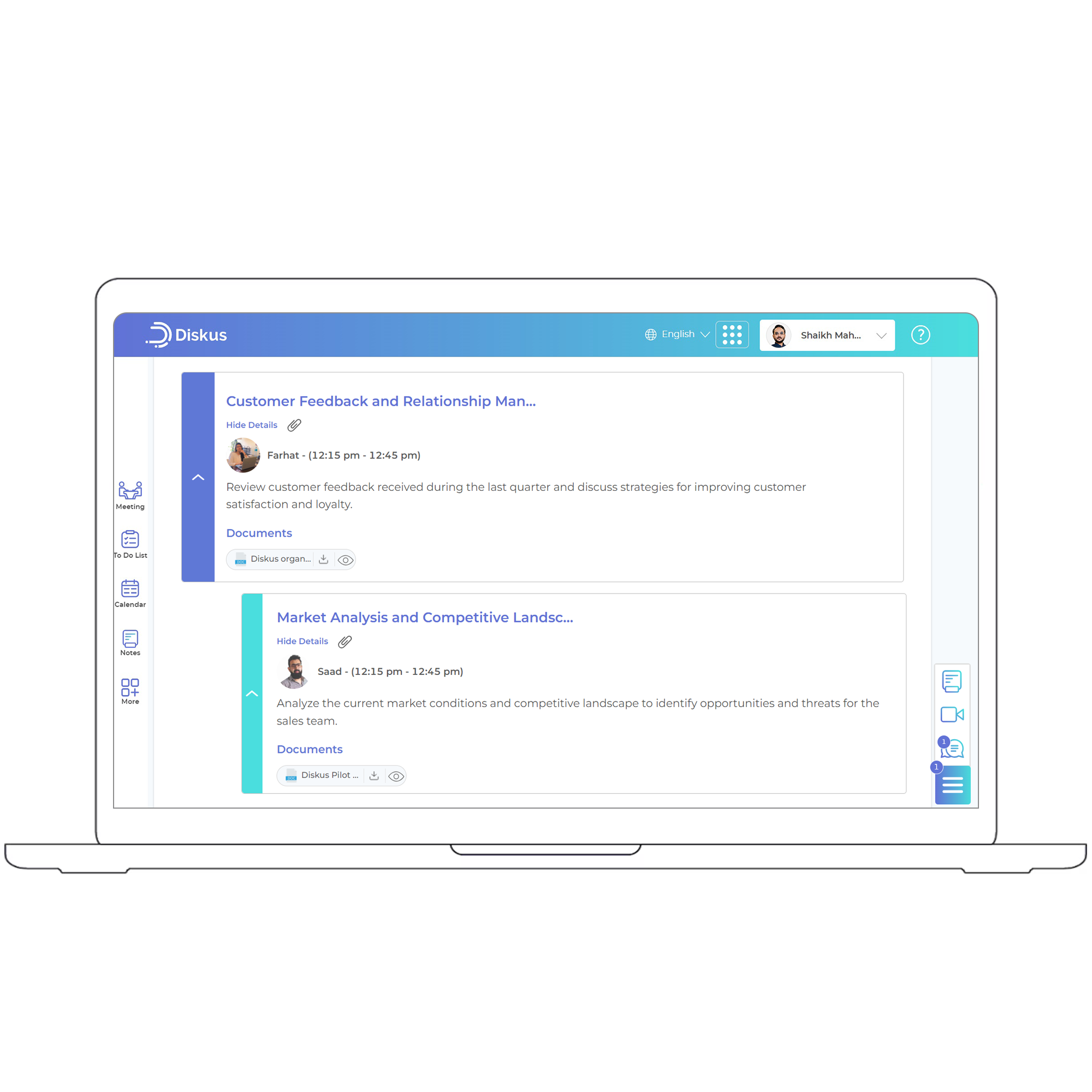 Create Meeting Templates