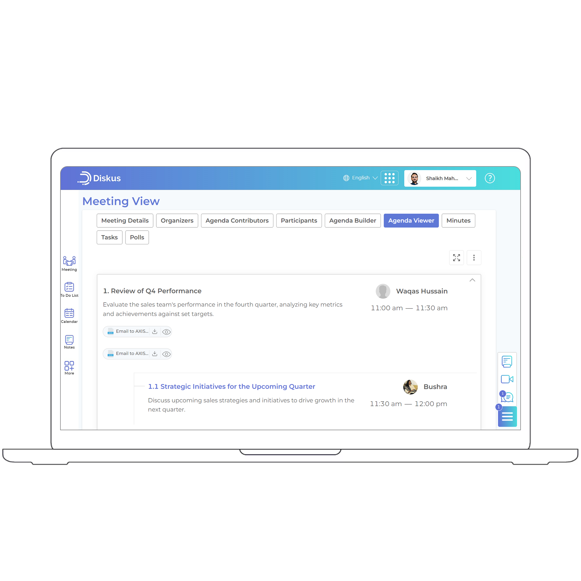 Create Meeting Templates