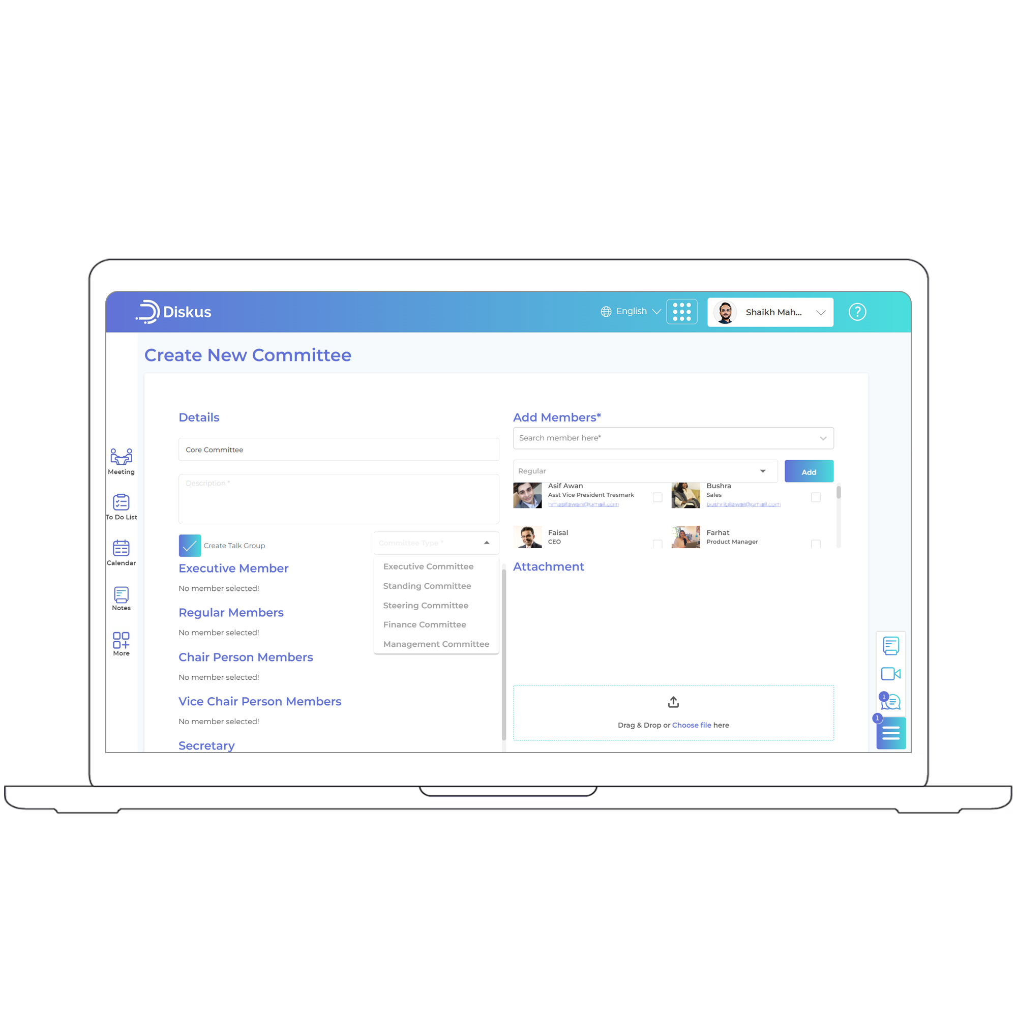 Create Meeting Templates