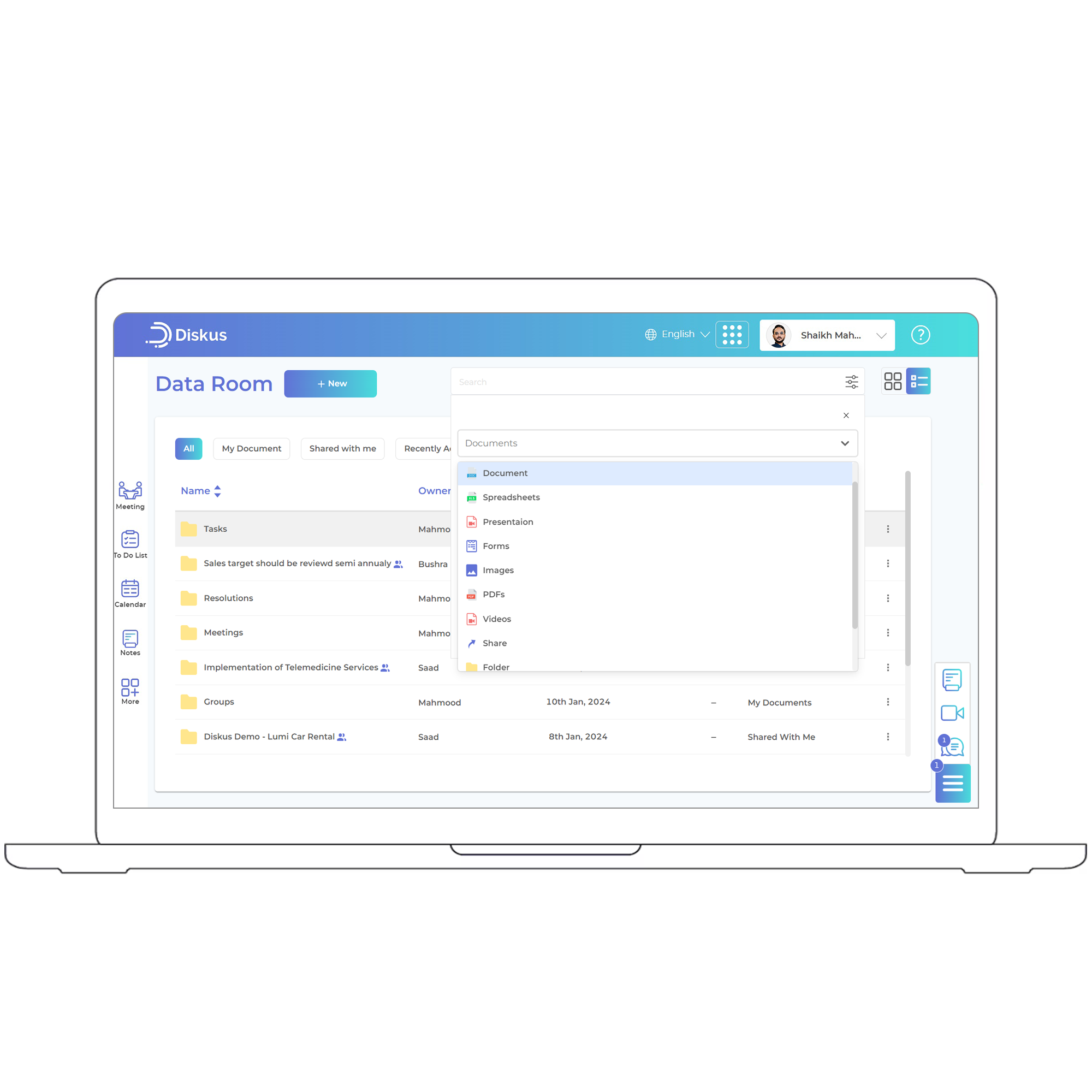 Create Meeting Templates