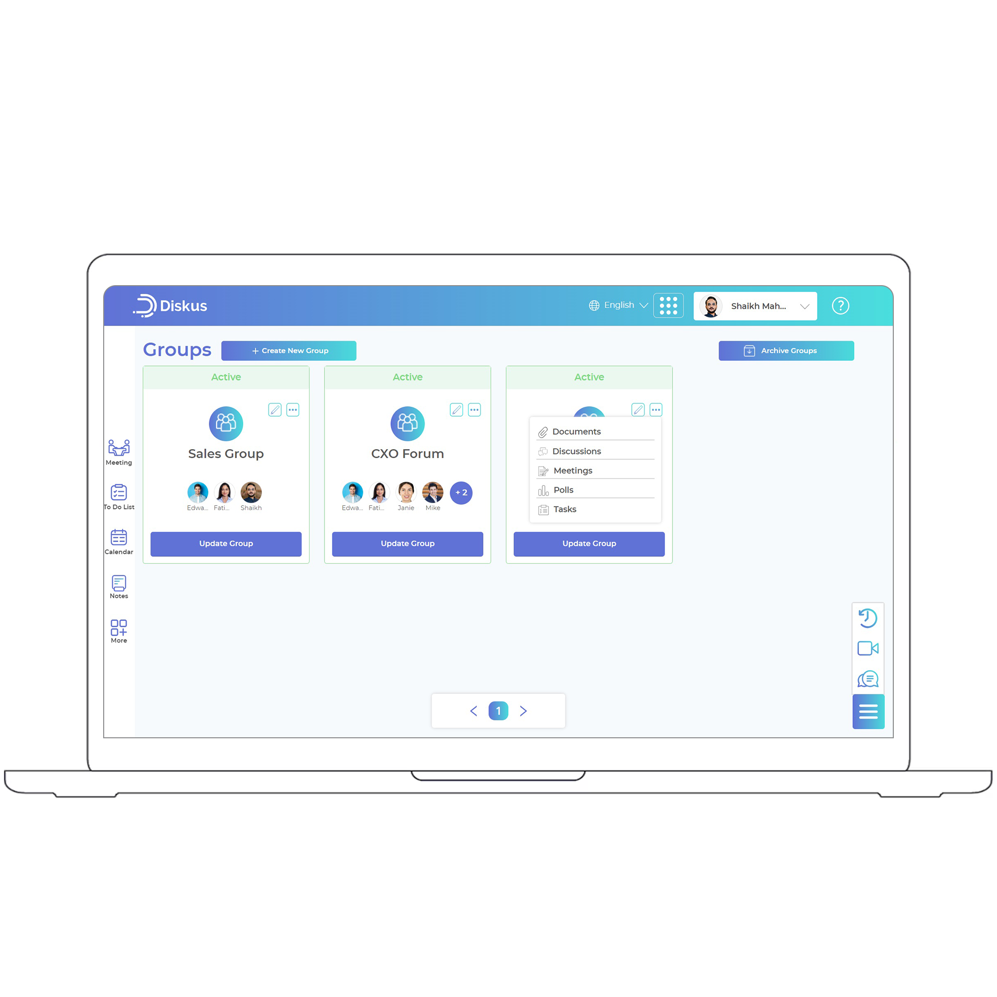Create Meeting Templates