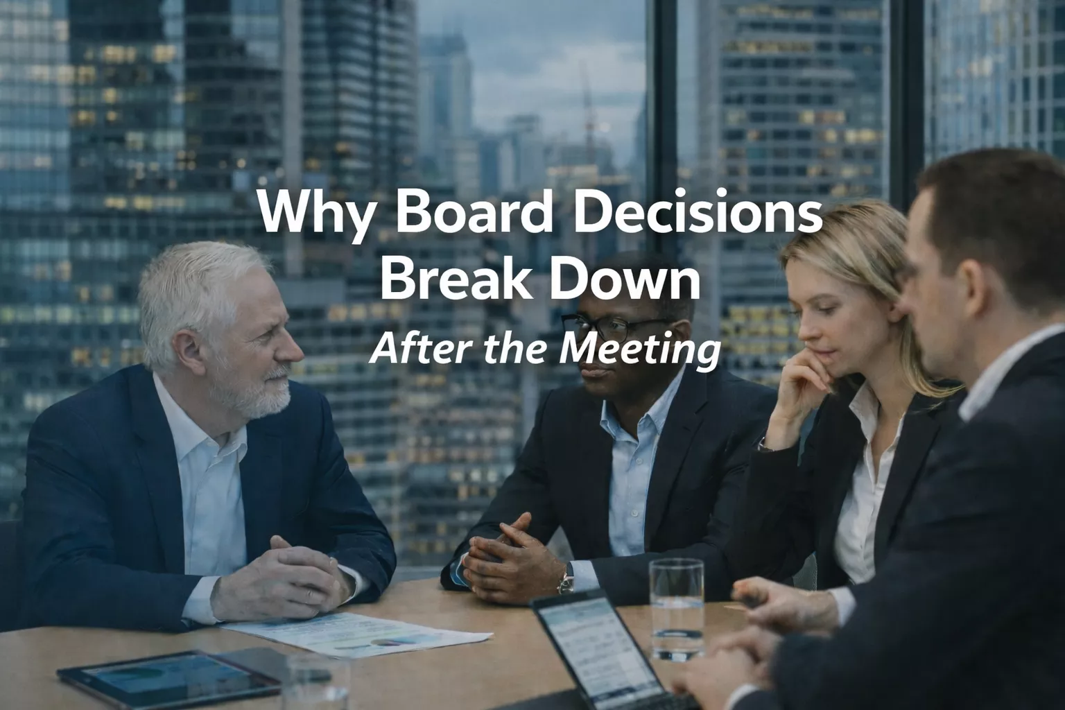 Why Board Decisions Break Down After the Meeting and How Software Fixes the Gap