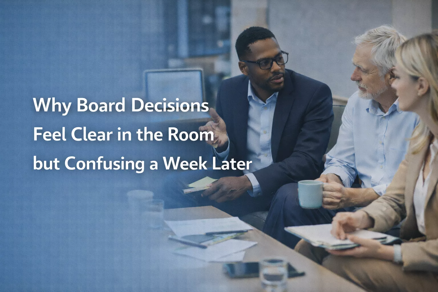 Why Board Decisions Feel Clear in the Room but Confusing a Week Later