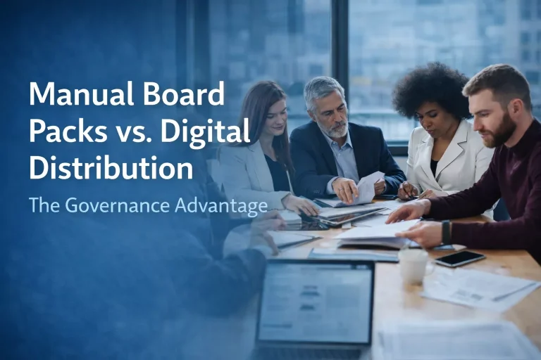 The Hidden Cost of Manual Board Packs and Why Digital Distribution Is Now a Governance Standard