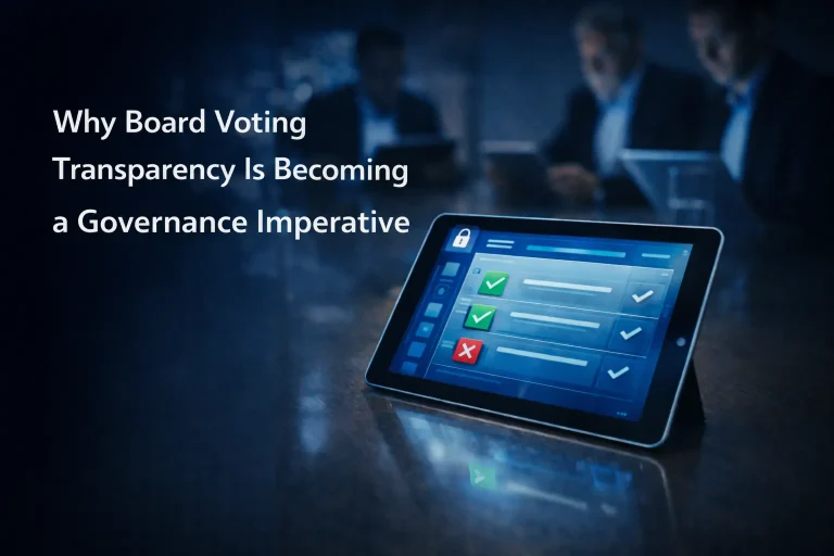 Why Board Voting Transparency Is Becoming a Governance Imperative