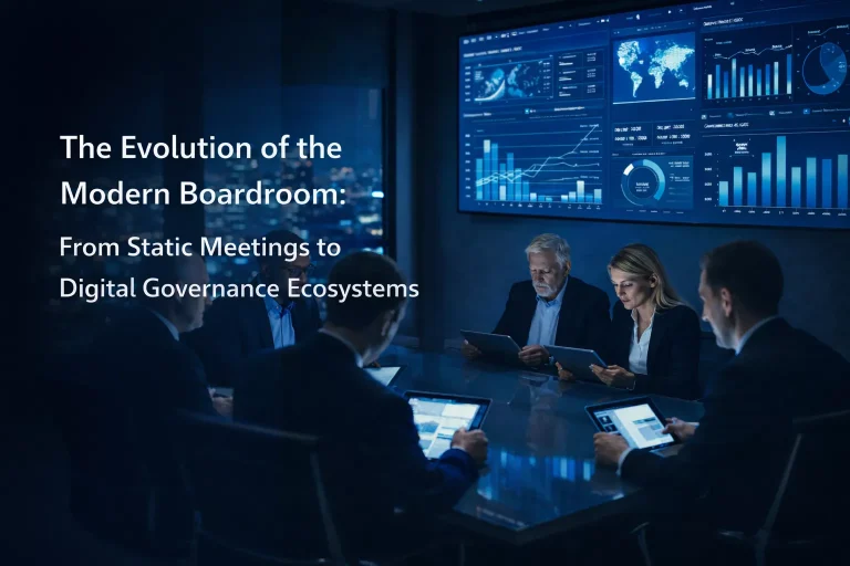 The Evolution of the Modern Boardroom: From Static Meetings to Digital Governance Ecosystems