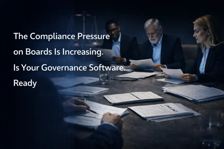 The Compliance Pressure on Boards Is Increasing. Is Your Governance Software Ready?
