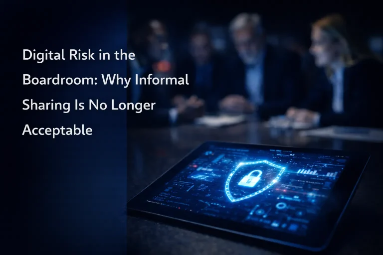 Digital Risk in the Boardroom: Why Informal Sharing Is No Longer Acceptable