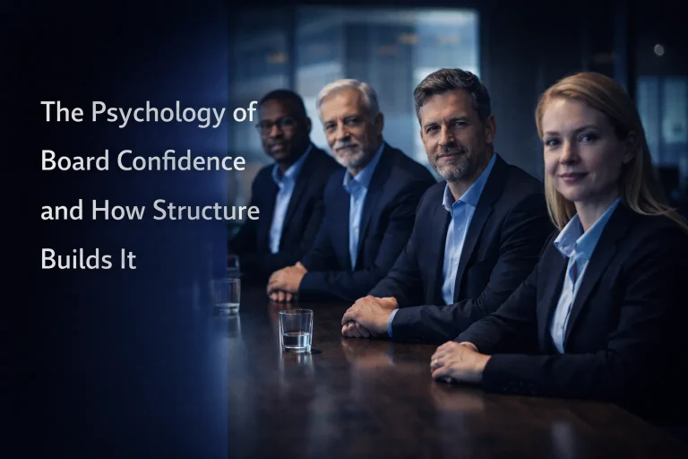 The Psychology of Board Confidence and How Structure Builds It