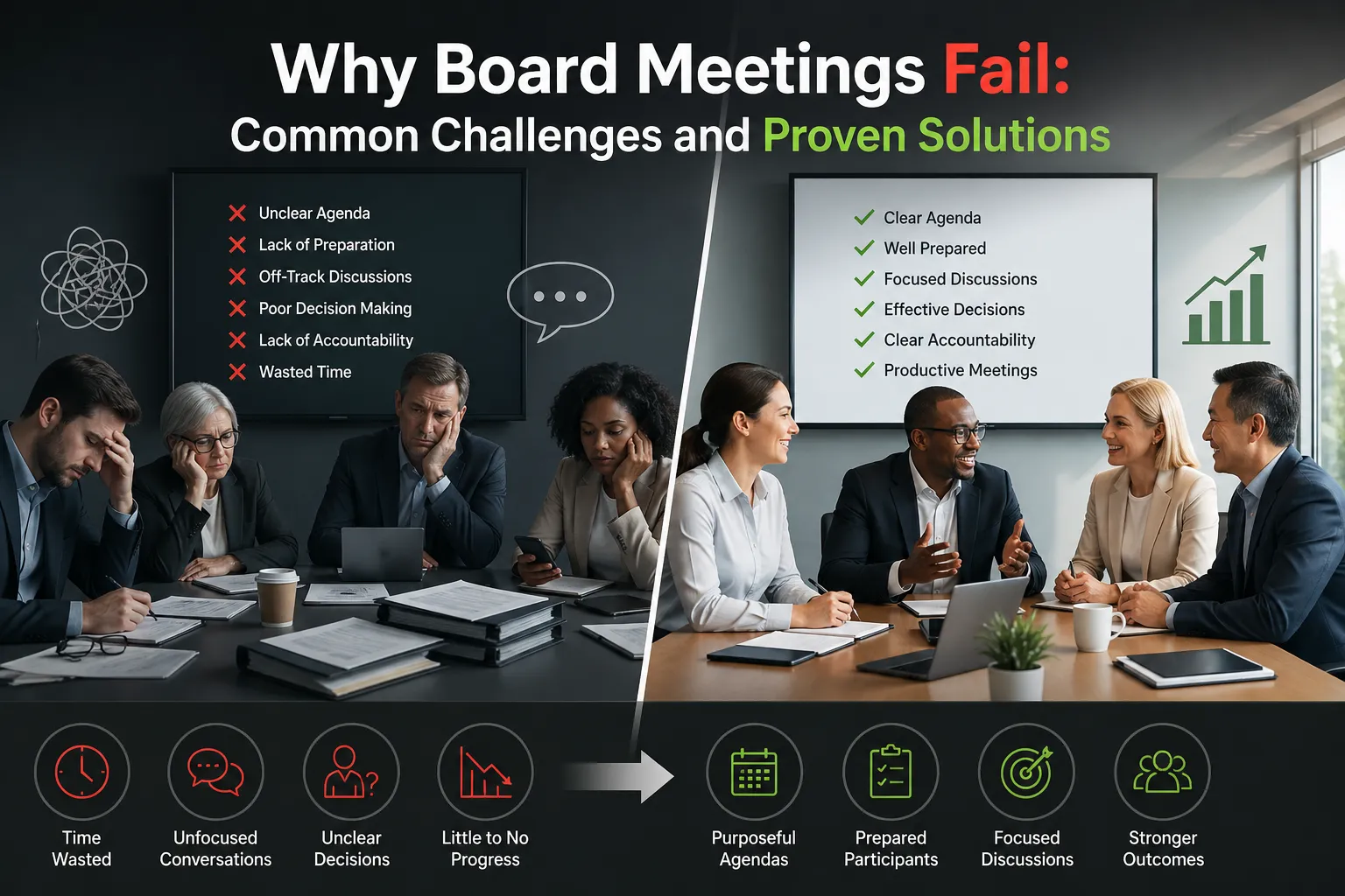 Why Board Meetings Fail: Common Challenges and Proven Solutions