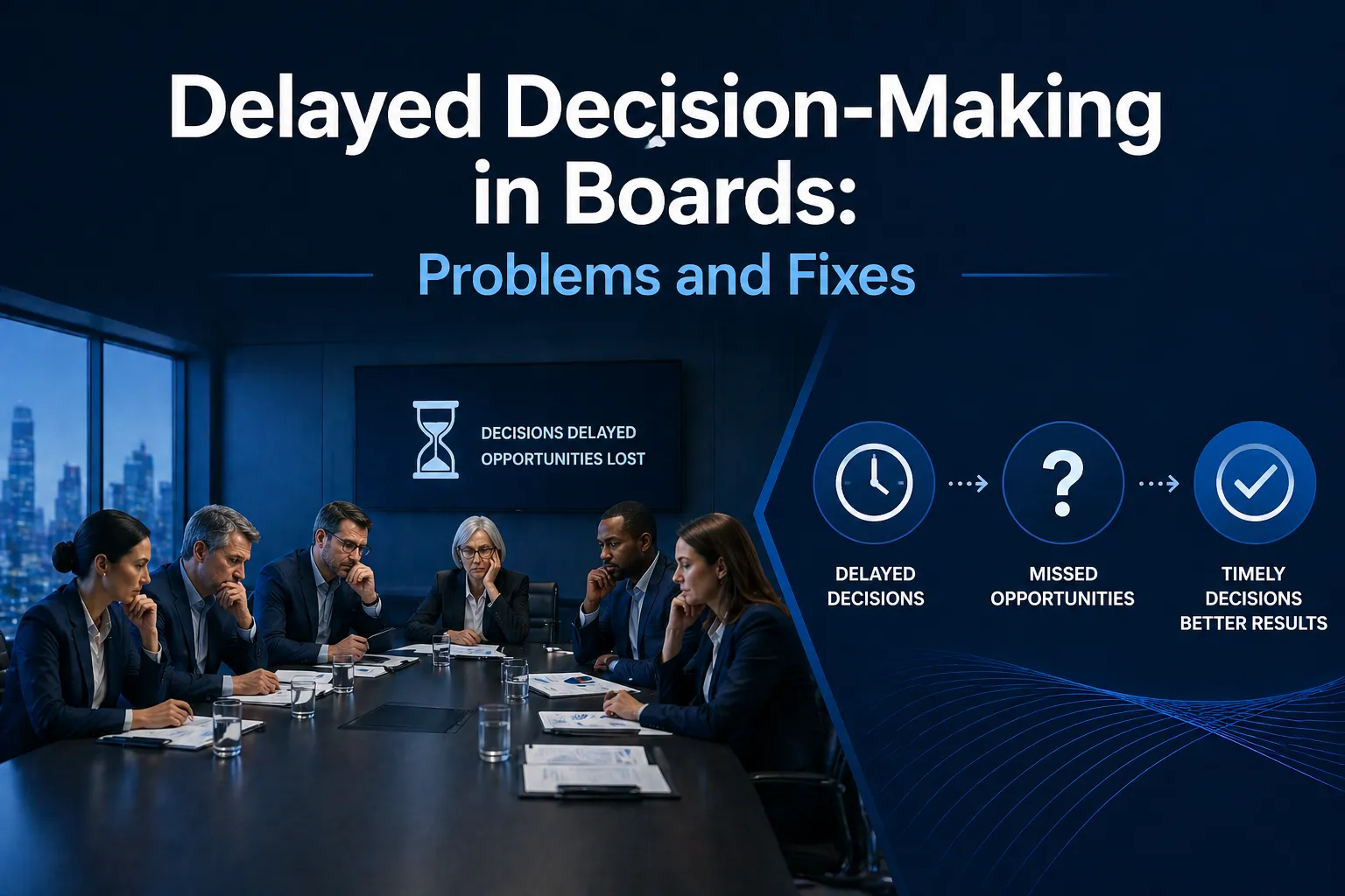 Delayed Decision-Making in Boards: Problems and Fixes