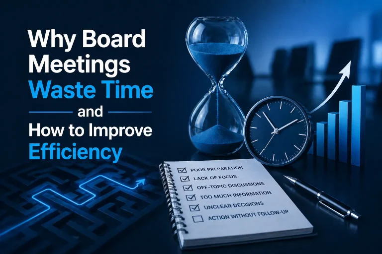 Why Board Meetings Waste Time and How to Improve Efficiency