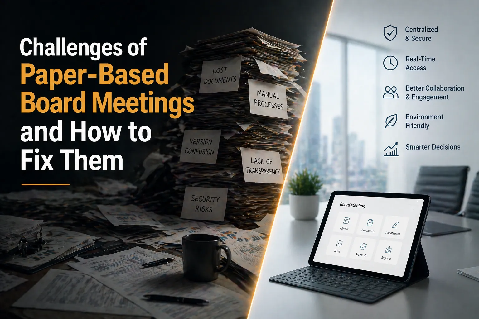 Challenges of Paper-Based Board Meetings and How to Fix Them