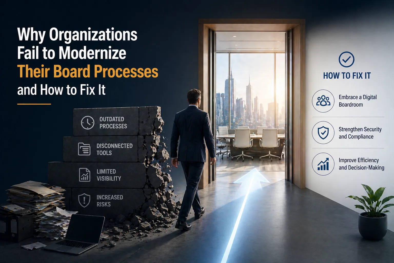 Why Organizations Fail to Modernize Their Board Processes and How to Fix It