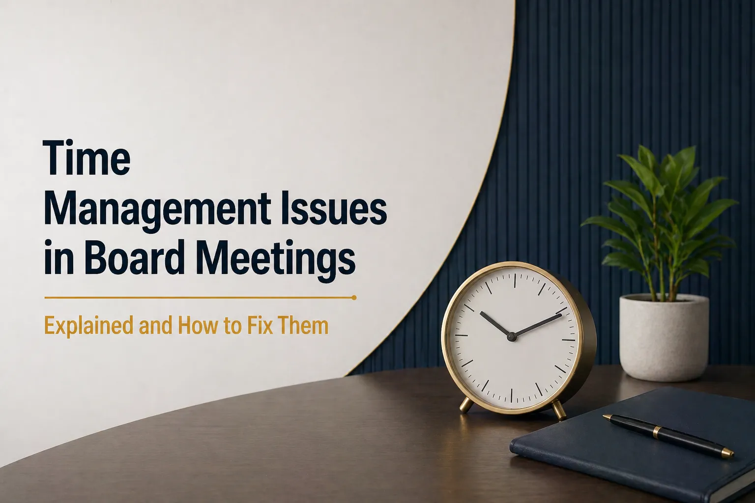 Time Management Issues in Board Meetings Explained and How to Fix Them