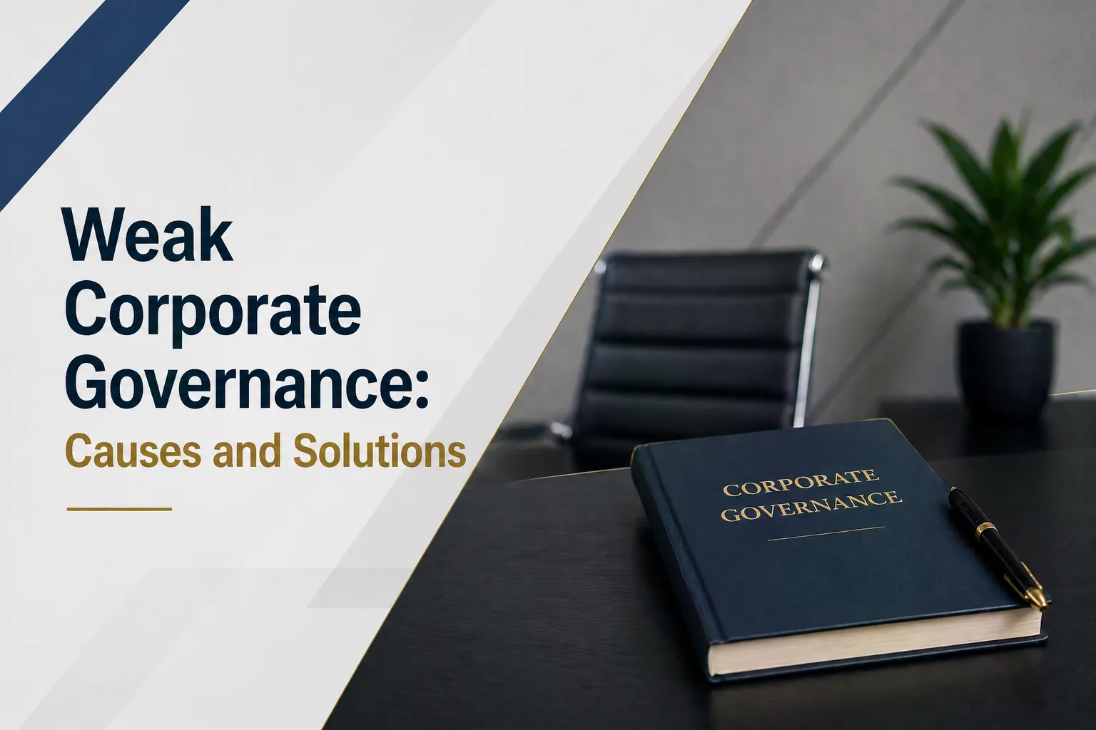 Weak Corporate Governance: Causes and Solutions